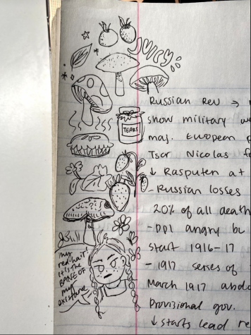 AP world doodles, Hannah Yu, Grade 10
