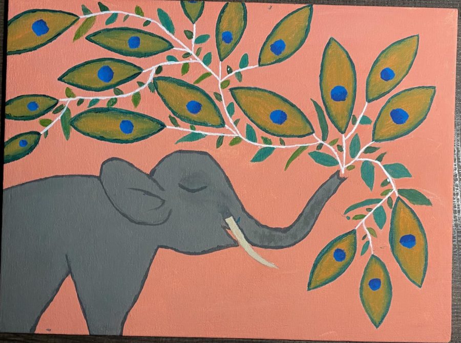 Elephant+and+Peacock+Feathers
