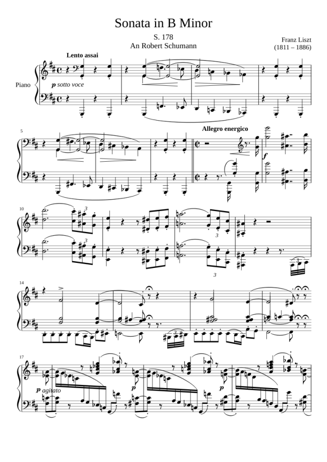 Sonata in B Minor